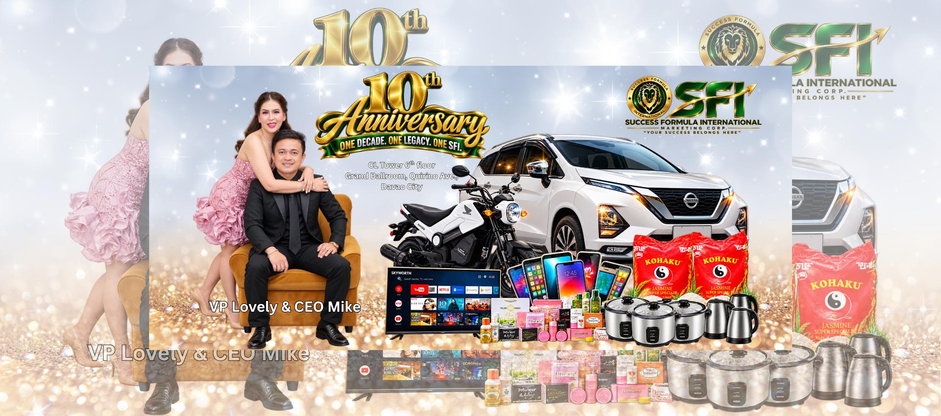 10th anniversary banner