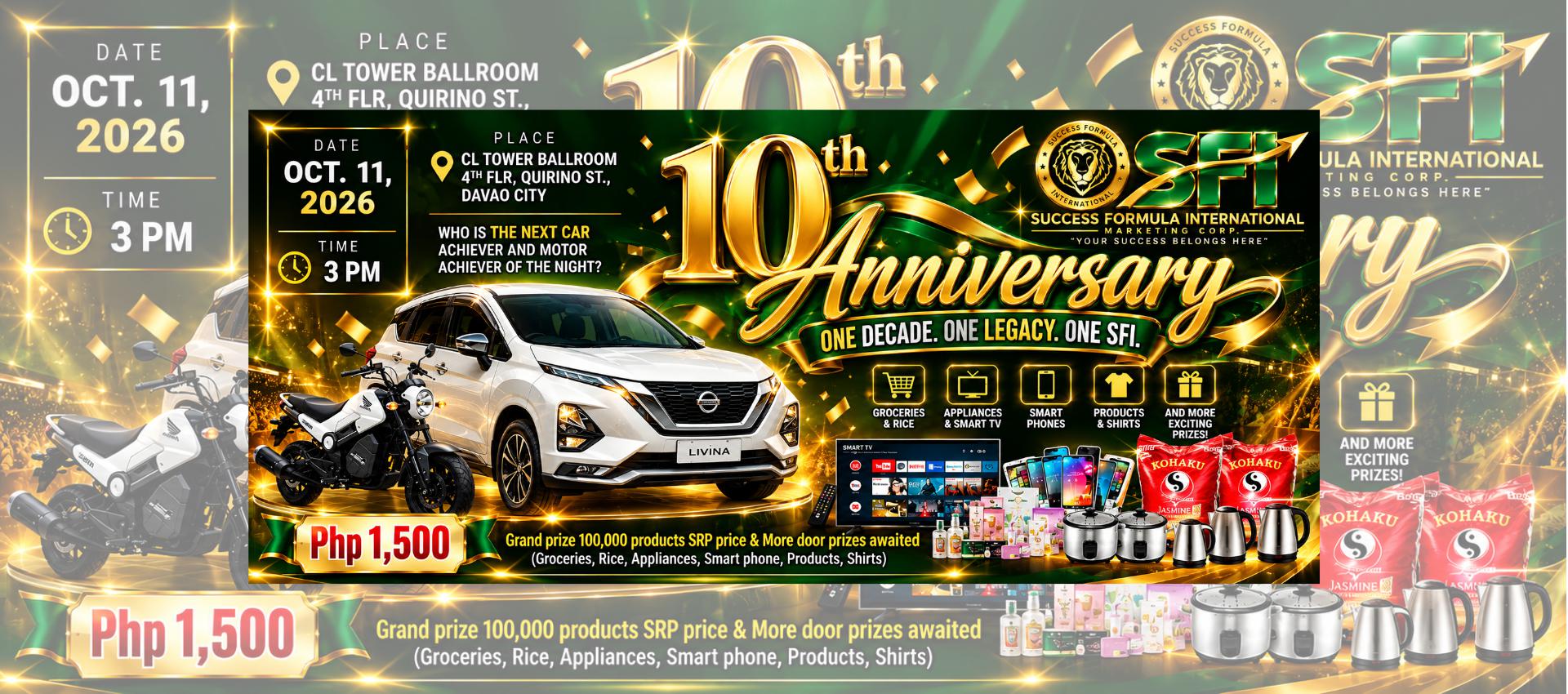 anniversary ticket