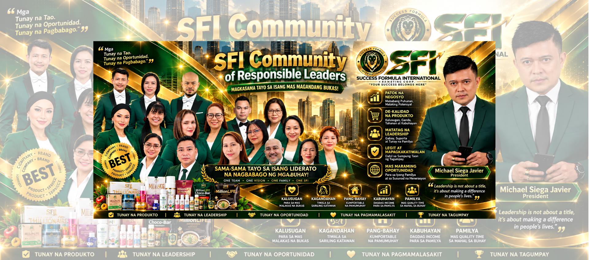 SFI Community with captions