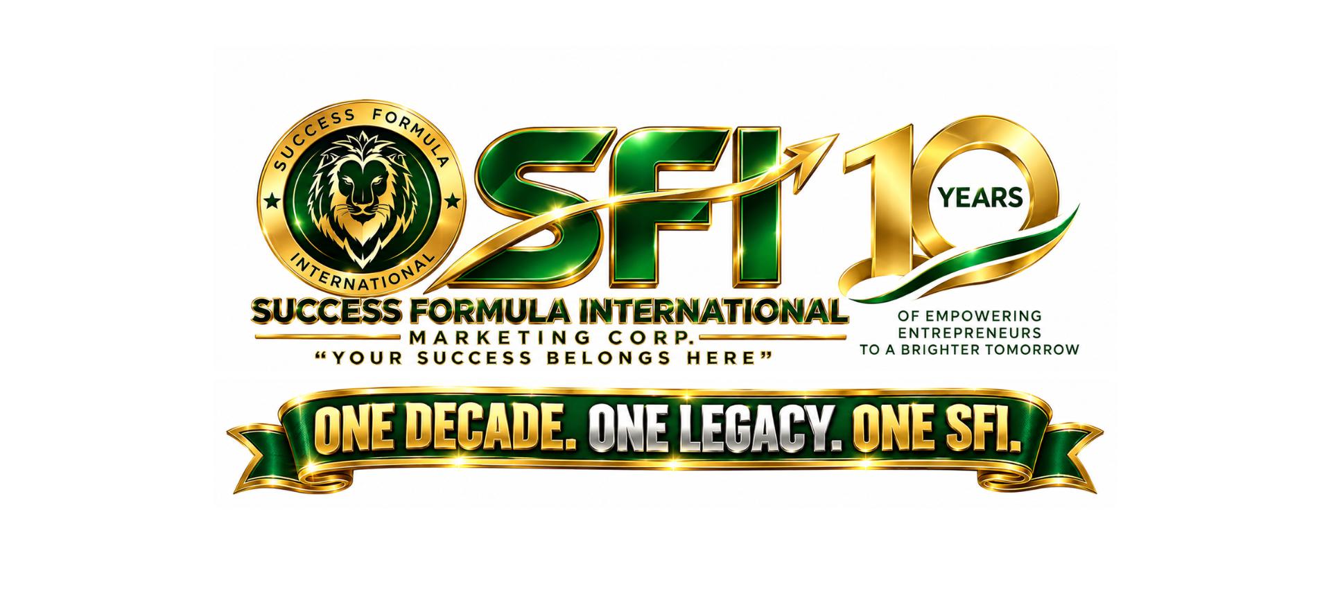 one decade one legacy one sfi